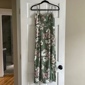 Abercrombie & Fitch Camille midi dress with slit - size XS
